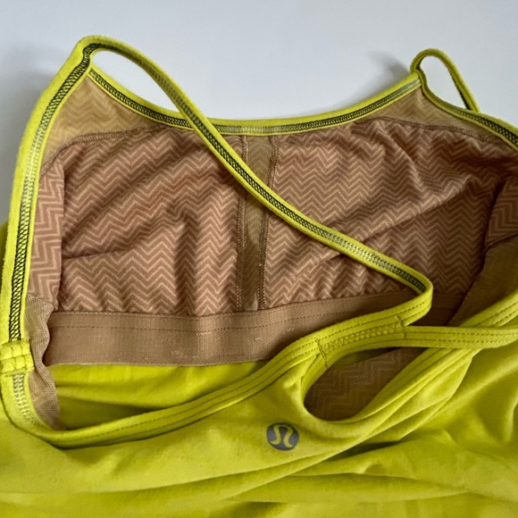 Lululemon Neón Yellow Tank Top Sz. 4 - Picture 4 of 7